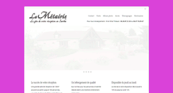 Desktop Screenshot of gitedelametairie.com